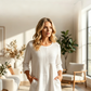 👗 BEGRÄNSAD TID 50% RABATT! ✨ Dam Avslappnad Tunikaklänning – Patchwork, Fickor, 5 Färger 🌿
