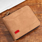 Herr PU-Läder Blixtlås Bifold Plånbok