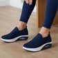 👟💨 Luftkuddade slip-on promenadskor i mesh