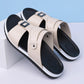 Herr Konstläder Slip-On Sandaler