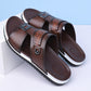 Herr Konstläder Slip-On Sandaler