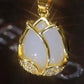 Elegant Tulip Pendant Necklace