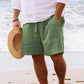 🩳 50% RABATT NU! 🌞 Herr Casual Sommarshorts med Dragsnoddslinning – Mjuk bomull & andningsbar – Avslappnad passform, flera fickor – perfekt för avkoppling, strand eller träning 🏖️