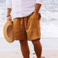 🩳 50% RABATT NU! 🌞 Herr Casual Sommarshorts med Dragsnoddslinning – Mjuk bomull & andningsbar – Avslappnad passform, flera fickor – perfekt för avkoppling, strand eller träning 🏖️