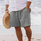 🩳 50% RABATT NU! 🌞 Herr Casual Sommarshorts med Dragsnoddslinning – Mjuk bomull & andningsbar – Avslappnad passform, flera fickor – perfekt för avkoppling, strand eller träning 🏖️