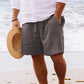 🩳 50% RABATT NU! 🌞 Herr Casual Sommarshorts med Dragsnoddslinning – Mjuk bomull & andningsbar – Avslappnad passform, flera fickor – perfekt för avkoppling, strand eller träning 🏖️