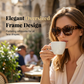 👓✨ Solglasögon med stor båge för damer – skyddar effektivt mot UV-strålning och bländning ✅ Kan bäras över vanliga glasögon ☀️ Snyggt solskydd som ger maximal komfort i solen ✨