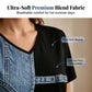 👕 Denim Print V-ringad T-shirt – Mjuk, Snygg, Enkel Stil 🌀