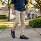 👞 BEGRÄNSAD TID 50% RABATT! ✨ Herr Stängd Tå Strandsandaler – Andningsbara, Kudädade, Kardborreband 🌊