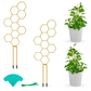 🌿 BEGRÄNSAD TID 50% RABATT! ✨ Bikakeformat Växtspaljé – Rostskyddad, Stapelbar, Enkel Installation 🐝