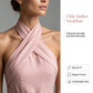 Elegant Halter Ärmlös Jumpsuit med Midjeband