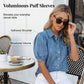 👚 LIMITED-TIME 50% OFF! ✨ Women's Puff Sleeve Denim Blouse – Button-Down, Lapel Collar, Lightweight 🌟