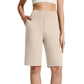 🩳 50% RABATT NU! 🚶‍♀️ Kvinnors stretch promenadshorts – 4-vägs stretch, hög midja & knälängd – Andningsbara, djupa fickor & skavfri – perfekta för vandring, resor eller vardag 🌸