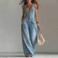 🔥 50% RABATT 👗 Elegant avslappnad denimskjortklänning med fickor ✨ Bekväm, stilren & perfekt för vardag och helg 🌿
