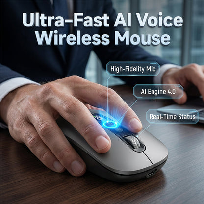 ⏳Tidsbegränsad 50 % rabatt⏰AI Smart Voice Wireless Mouse🖱️💬
