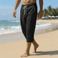 Men's Casual Capri Pants with Drawstring Waist