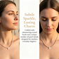💎 50% RABATT! ✨ Romantiskt initialhalsband med pärlor – Pärlemorbokstäver & zirkonpärlor – Justerbart, personligt & perfekt som en meningsfull present eller vardagsaccessoar 💝