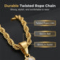 Koppar Inlagd Zirkon Kors Charm Berlock