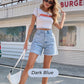 🌿 Dam casual shorts med hög midja – mjukt tyg, avslappnad passform & perfekta för vardag, strand & resa, enkla att matcha 🕶️