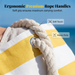 Large Capacity Striped Beach Bag