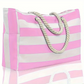 Large Capacity Striped Beach Bag