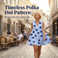 👗 50% OFF NOW! ⚫ Women's Sleeveless U-Neck Polka Dot Mini Dress with Pockets – Playful & lightweight – Perfect for summer parties or casual outings – practical and chic 🎀