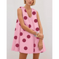 👗 50% OFF NOW! ⚫ Women's Sleeveless U-Neck Polka Dot Mini Dress with Pockets – Playful & lightweight – Perfect for summer parties or casual outings – practical and chic 🎀