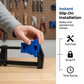 Hörntvängadapter för Quick-Grip Stångtvingar
