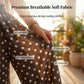 👖 50% RABATT! 🤍 Skandinavisk design – Prickiga vida byxor med minimalistiskt mönster – Avslappnad passform & tidlös stil – perfekta för alla tillfällen 🕊️✨
