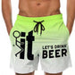 🩳 LIMITED-TIME 49% OFF! 💥 Men's 3D Graphic Printed Casual Shorts – Quick-Dry, Elastic Waist, Vibrant Print ✨