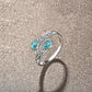 ⏳Tidsbegränsad 50% rabatt⏰Vintage justerbar öppen ring med droppformad glödande zirkon💧💍