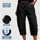 📢Mellanårsrea: 50 % rabatt – endast under en begränsad tid ⏰Korta, stretchiga jeansbyxor för dam i casual-stil