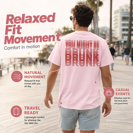 ☀️ Herr kortärmad skjorta med grafiskt mönster – rund hals, mjukt tyg & enkel att styla till jeans, shorts & sneakers 🕶️