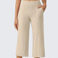 👖50% OFF!✨Women's Casual Wide Leg Cropped Pants – Side Pockets, Breathable, Versatile 🌿