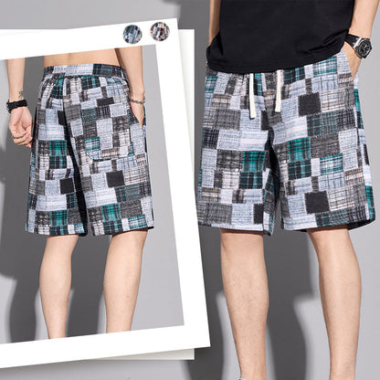 🎉Nyhet! Begränsad tid - 50% rabatt⏰👕 Avslappnade färgblocksshorts för män – perfekta för sommaren