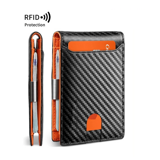 Minimalistisk Herrplånbok med Kortfäck och RFID-blockering