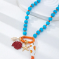 Vibrant Boho Kusthalsband med Pärlor