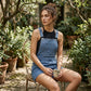 ✨50% RABATT NU! ✨Dam Casual Denim Kort Helälsbyxor