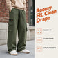 👖 50% RABATT NU! ✨ Avslappnad Stretch Cargobyxa – Rymlig Passform & Praktiska Fickor – Perfekt för Pendling & Helg – Enkel Streetstyle 🌿