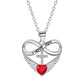 📢📢50% RABATT  NU!! ⏰Halsband med Infinity Heart-kors och vinge-hänge