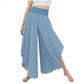 🎉 LIMITED TIME 50% OFF! 👖 Women's Lightweight Flowy Wide Leg Pants – High-Waisted Elastic Band & Breathable Comfort 🌸