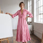 📢 LIMITED TIME 50% OFF! ⏰ Women Ruffle V-Neck Tiered Maxi Dress – Breezy Comfort & Feminine Charm 🌸
