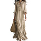 📢 LIMITED TIME 50% OFF! ⏰ Women Ruffle V-Neck Tiered Maxi Dress – Breezy Comfort & Feminine Charm 🌸