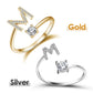 💍 50% RABATT NU! ❤️ Initialbokstavsring – Personlig, justerbar & perfekt som en meningsfull gåva till dig själv eller någon du älskar ✨