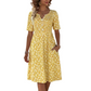 👗 50% RABATT NU! 🌸 Women's Casual V-Neck Print Dress with Pockets – Blommigt Mönster & Praktiska Sidofickor – Perfekt för Vardag & Sommar ☀️