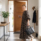 🎉 BEGRÄNSAD TID 50% RABATT! 💞 Leopardmönstrad Oversized Maxi-Skjorteklänning – Vild Elegans Möter Komfort, 78K+ Sålda! 🐆