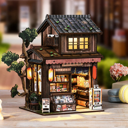 Springtime Store Miniatyrbutik med LED-belysning 🏠 En liten blomsterbutik som lyser upp din värld ✨