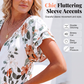 ✨ Blommig V-ringad blus – feminin stil för vardag, arbete och fritid 🌷
