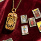 Vintage tarot-medaljonghalsband