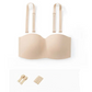 👙 50% RABATT NU! ✨ Dam Osynlig Push-up Bandeau-BH – Sömlös & Axelbandslös – Perfekt för Off-Shoulder, Klänningar & Ryggfria Plagg – Naturlig Lyfteffekt 💫